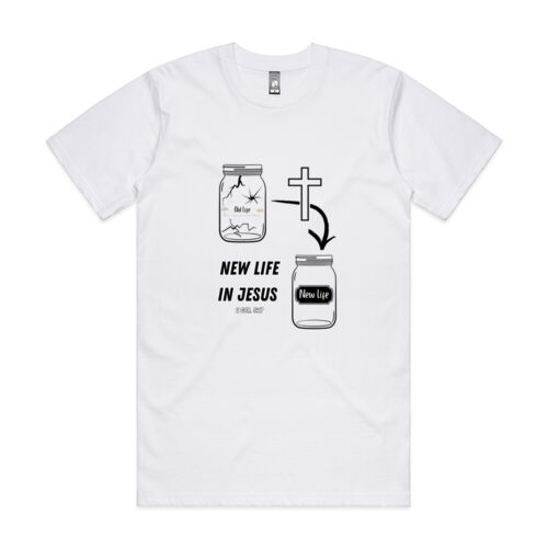New Life in Jesus T-Shirt with Verse on Back Thumbnail